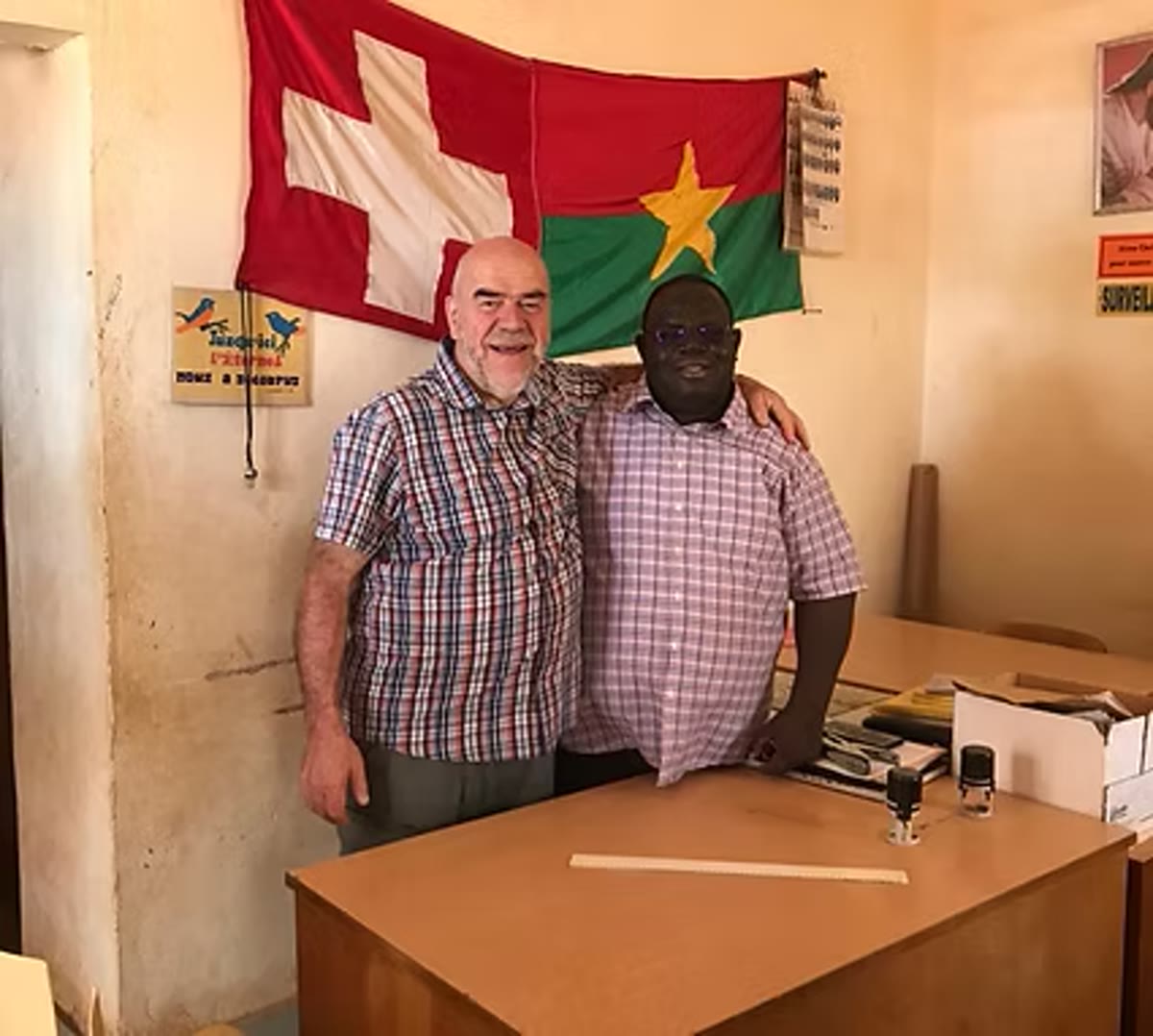 David Richard et Frédéric K. Zongo, à l’origine de l’amitié fondatrice